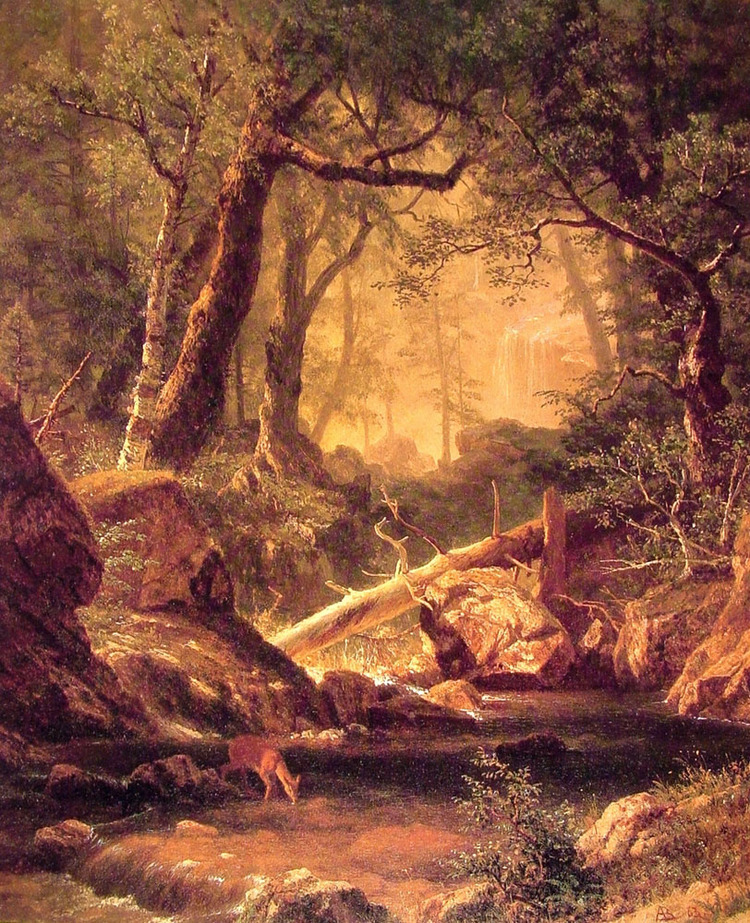 Albert Bierstadt Paintings White Mountains, New Hampshire